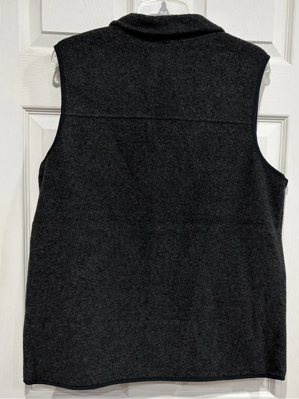 SmartWool Women's Large Second Cut Fleece Vest Wool Blend Charcoal NWT Grey